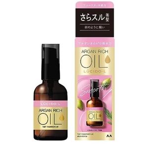 mandom LUCIDO-L hair treatment oil smooth 60ml argan rich Japan